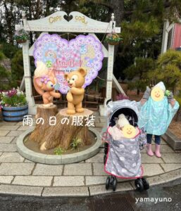 【極寒の2月】未就学児と行く雨の冬ディズニー！持って行ってよかった物・服装まとめ